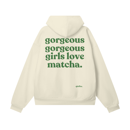 gorgeous matcha hoodie.