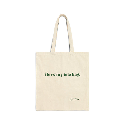 i love my tote bag.