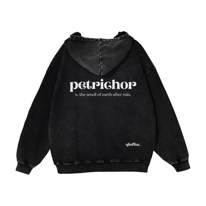 petrichor oversized heavy hoodie.