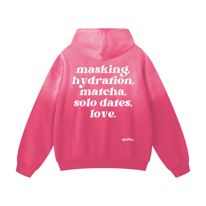 the self-care statement hoodie.